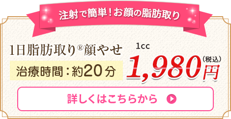 1日脂肪取り®顔やせ 詳しくはこちらから