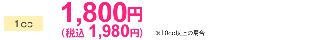 1cc 3,950円(税抜)