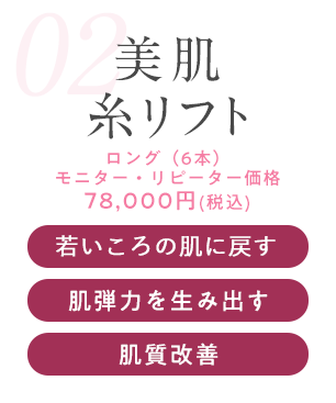 美肌糸リフト
