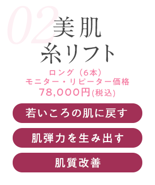 美肌糸リフト