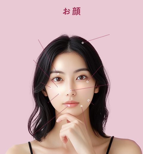 お顔