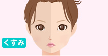 くすみを消したい！