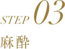 STEP03 麻酔