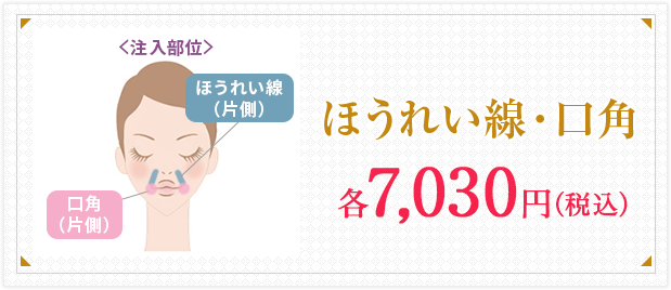 ほうれい線・口角