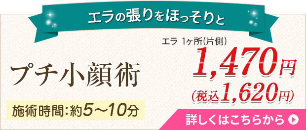 プチ小顔術