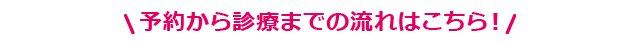 予約から診療までの流れはこちら！