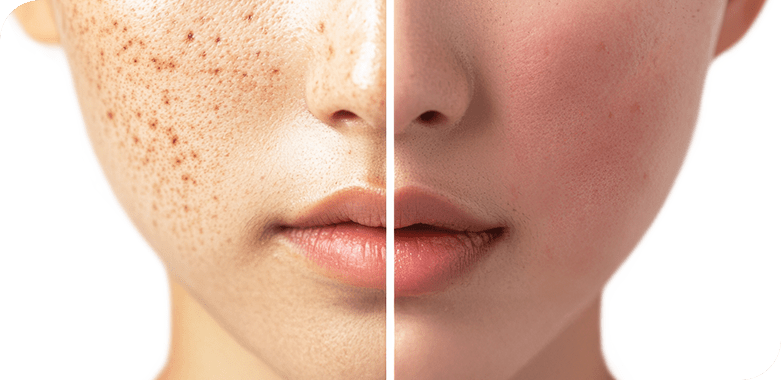 高出力照射で様々な肌悩みにアプローチ